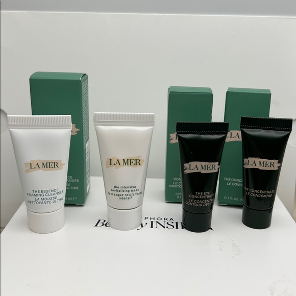 La Mer Bundle- Eye & Face Concentrate, Cleaning Foam & Mask in A Package BoxNWOT - Picture 1 of 16